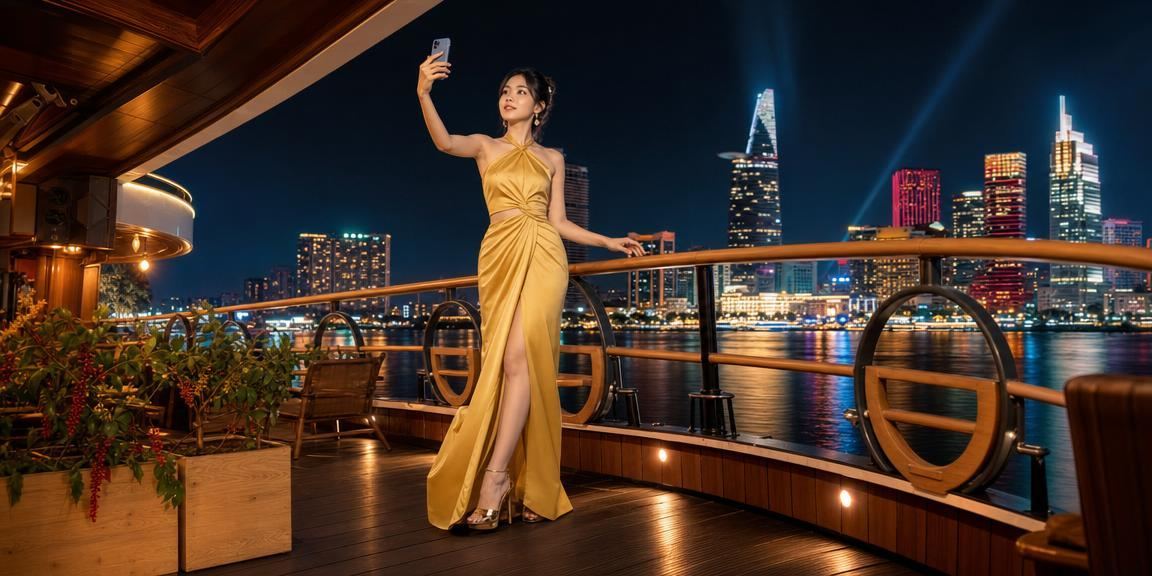 Người trẻ Việt Nam thư giãn với điện thoại tại quán cà phê TP.HCM – cân bằng giữa giải trí và cuộc sống hàng ngày