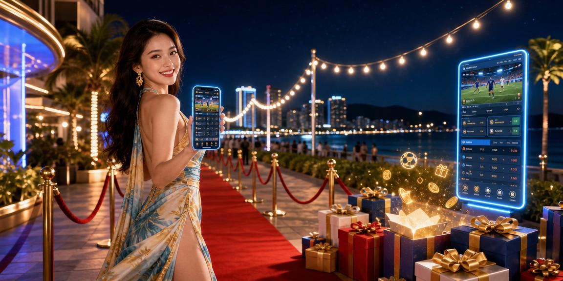 Người chơi thư giãn tại bãi biển Nha Trang trong khi trải nghiệm cá cược trực tuyến trên điện thoại