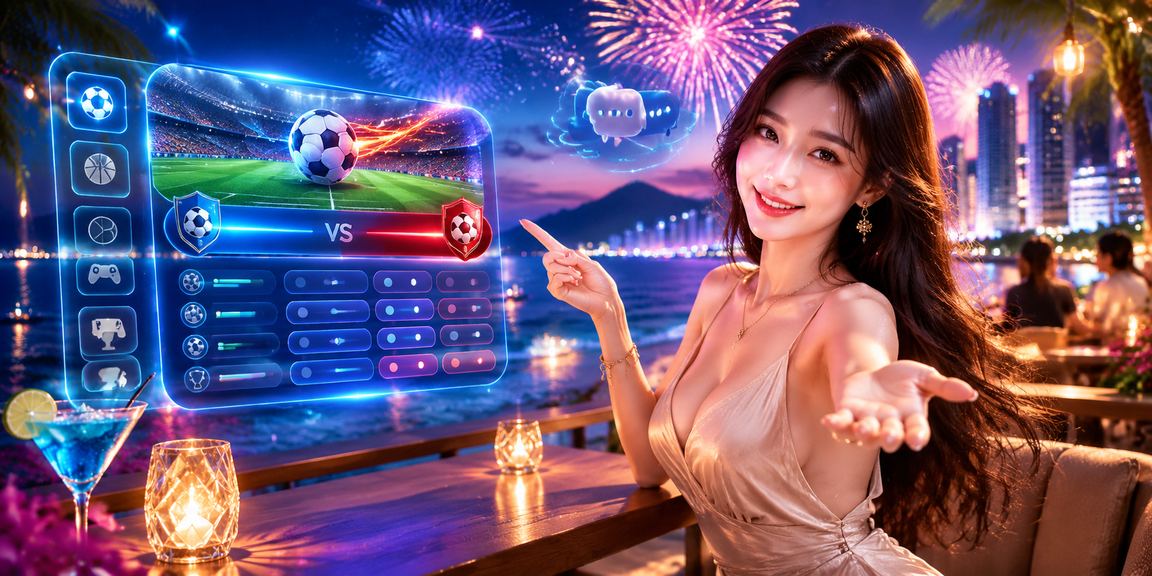 Bãi biển Nha Trang về đêm với ánh đèn lung linh – người dùng trải nghiệm giải trí trực tuyến tại Việt Nam